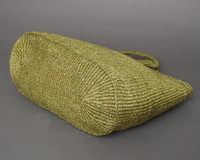 ケニア　サイザルバッグ　ワイド　Lサイズ　(カーキ)