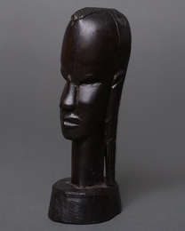 (タンザニア)　黒檀頭像　No.1