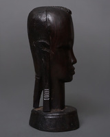(タンザニア)　黒檀頭像　No.1