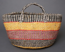 ケニア　サイザルバッグ　ミックスカラー　12インチ　No.3