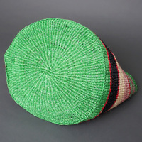 ケニア　サイザルバッグ　ミックスカラー　12インチ　No.5