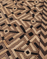 (コンゴ)　ショワ族　ラフィア布　クバ布　No.47