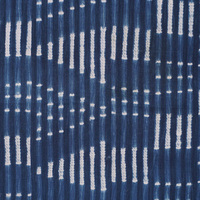 (ブルキナファソ)　藍染絞り　古布大判布　(L)　No.81