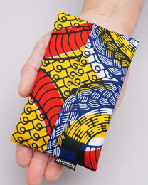 アフリカンワックス　ポケットティッシュケース　No9