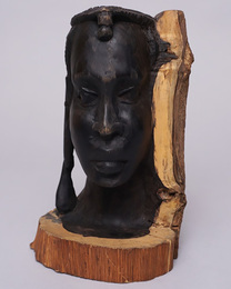 (タンザニア)　マコンデ　頭像　No.7