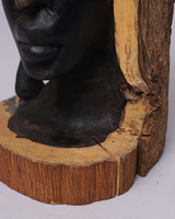 (タンザニア)　マコンデ　頭像　No.7