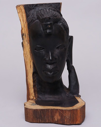 (タンザニア)　マコンデ　頭像　No.8