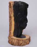 (タンザニア)　マコンデ　頭像　No.15