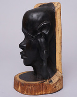 (タンザニア)　マコンデ　頭像　No.16