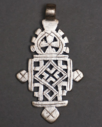 エチオピア　コプトクロス　ペンダントヘッド　Lサイズ　No.24