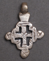 エチオピア　コプトクロス　ペンダントヘッド　Sサイズ　No.17