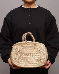 (モロッコ)　小判型マルシェバッグ　(S)　No.1