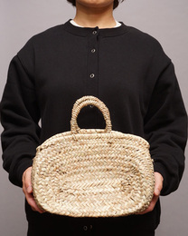 (モロッコ)　小判型マルシェバッグ　(S)　No.3