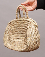 (モロッコ)　小判型マルシェバッグ　(S)　No.3