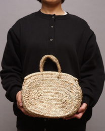 (モロッコ)　小判型マルシェバッグ　(S)　No.8