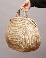 (モロッコ)　小判型マルシェバッグ　(M)　No.3