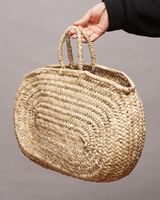 (モロッコ)　小判型マルシェバッグ　(M)　No.4