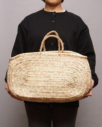 (モロッコ)　小判型マルシェバッグ　(M)　No.8