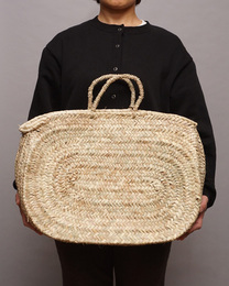 (モロッコ)　小判型マルシェバッグ　(L)　No.2