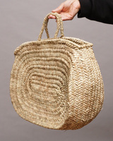 (モロッコ)　小判型マルシェバッグ　(L)　No.2