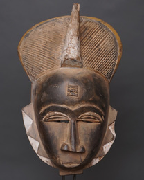 (コートジボワール)　バウレ族　ムブロ　マスク　No.489