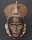 (コートジボワール)　バウレ族　ムブロ　マスク　No.489
