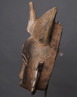 (コートジボワール)　バウレ族　ムブロ　マスク　No.489