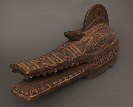 (ブルキナファソ)　ボボ族　マスク　No.398