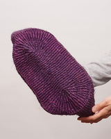 ケニア　サイザルバッグ　ワイド M　(パープル)