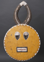 (コートジボワール)　バウレ族　プレプレ　マスク　No.509