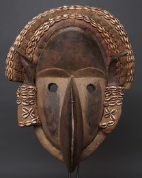 (コートジボワール)　ダン族　ゲ・ゴン　マスク　No.511