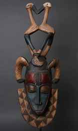 (コートジボワール)　グロ族　マスク　No.517