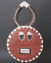 (コートジボワール)　バウレ族　プレプレ　マスク　No.522