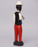 (コートジボワール)　コロン人形　Mサイズ　No.23　パイプを持つ紳士