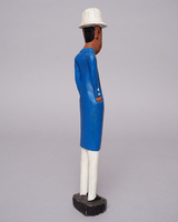 (コートジボワール)　コロン人形　Mサイズ　No.12　ブルーコートの紳士