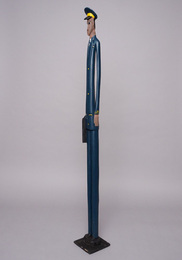 (コートジボワール)　コロン人形　特大　No.5　国際線パイロット