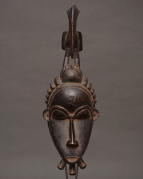 (コートジボワール)　バウレ族　マスク　No.419