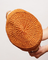 ケニア　サイザルバッグ　Mサイズ　伝統柄　No.15