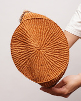 ケニア　サイザルバッグ　Mサイズ　伝統柄　No.16