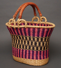 (ブルキナファソ)　ボルガバスケット　DX　楕円　カラー　Lサイズ　No.3