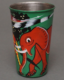 (タンザニア)　ティンガティンガ　ペン立て　No.5