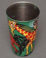 (タンザニア)　ティンガティンガ　ペン立て　No.5