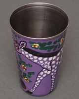 (タンザニア)　ティンガティンガ　ペン立て　No.14