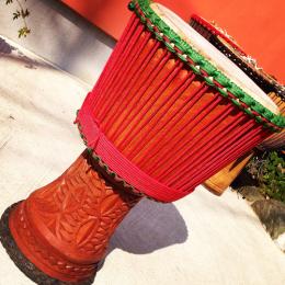 (特注品)　ジェンベ　ギニア　レンケウッド