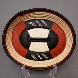 ウガンダバスケット　楕円　(L)　No.11