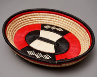 ウガンダバスケット　楕円　(L)　No.17