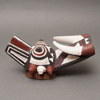 (ブルキナファソ)　ミニマスク　イボイノシシ　No.15