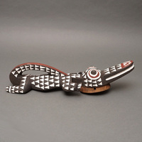 (ブルキナファソ)　ミニマスク　ワニ　No.19