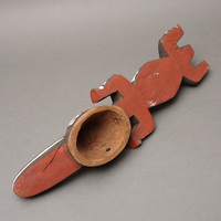 (ブルキナファソ)　ミニマスク　ワニ　No.19