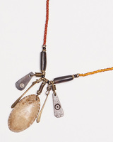 (ケニア)　牛骨&メ真鍮　ネックレス　 No.236